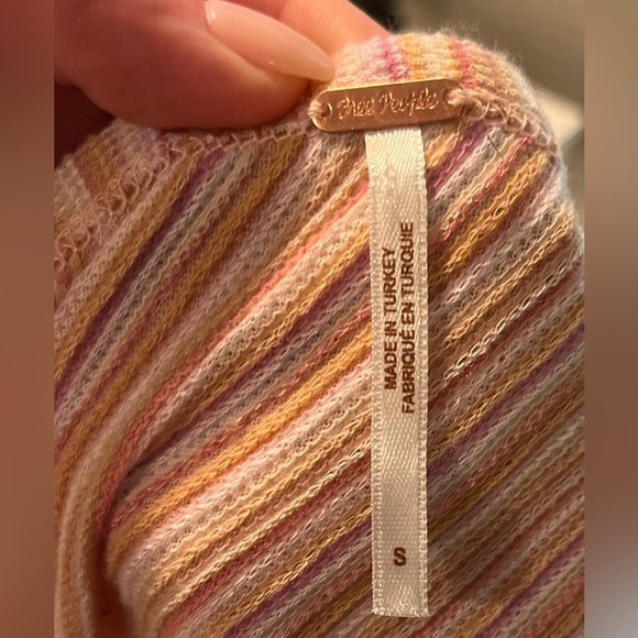 Free People Autumn Nights top shirt blouse small indie core boho fancy summer - Picture 4 of 5